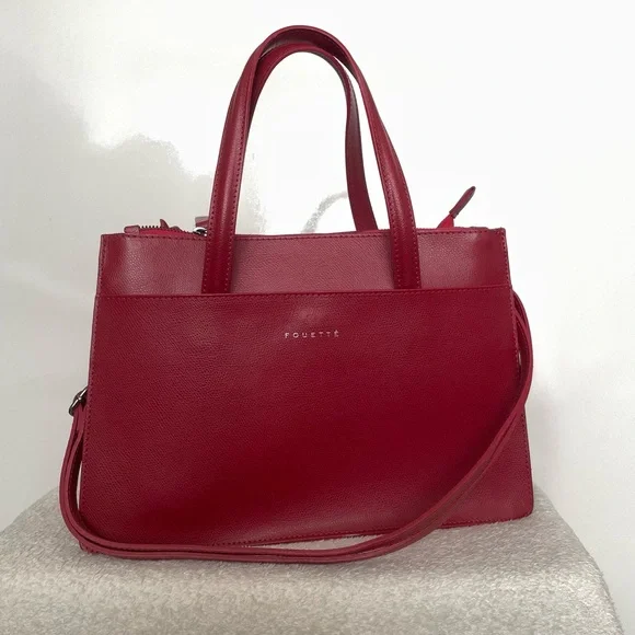 Fouetté Satchel Purse. Leather - Picture 2 of 16